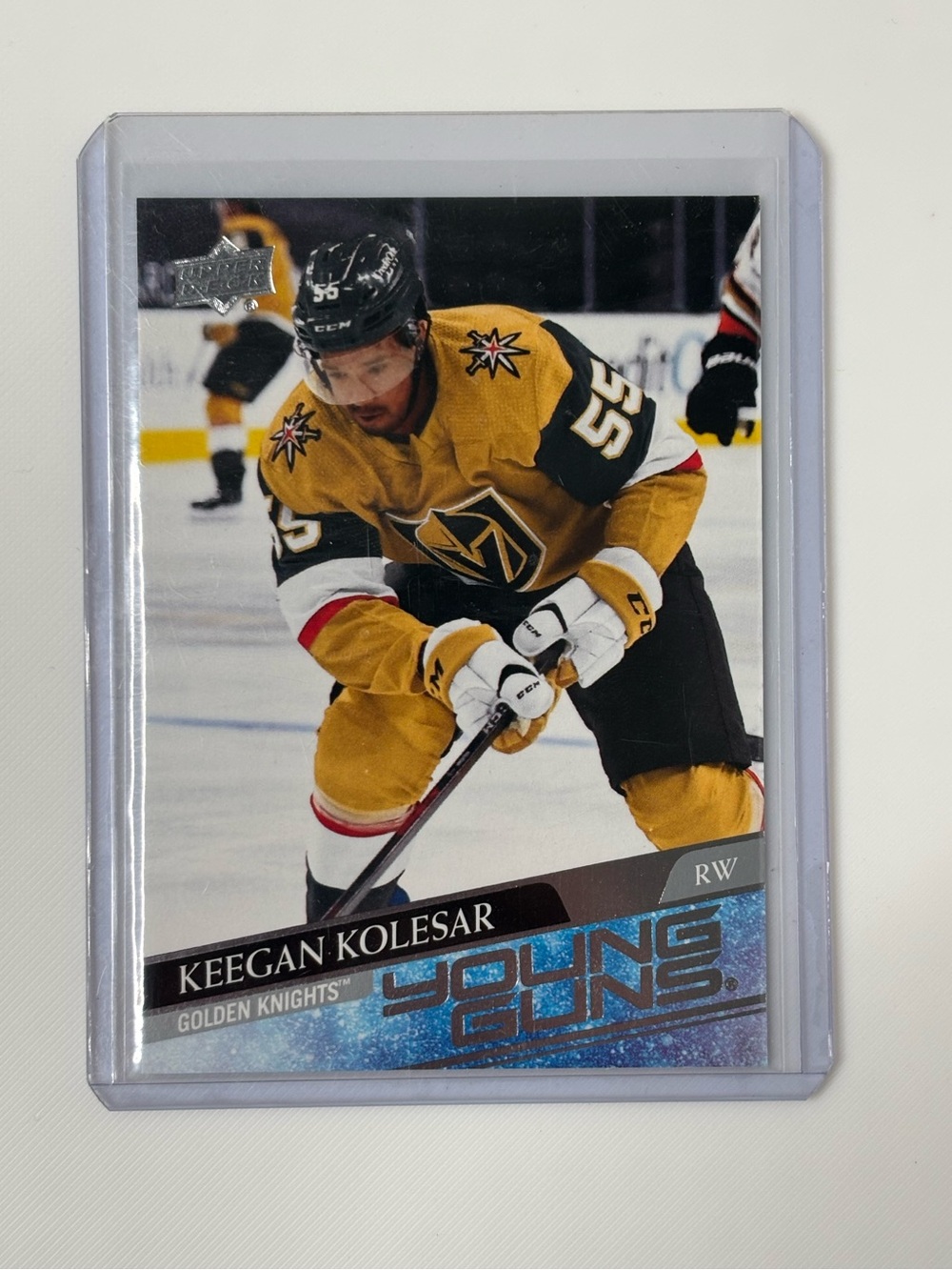 Keegan Kolesar 2020-21 Upper Deck Young Guns #477 Rookie RC Vegas Golden Knights